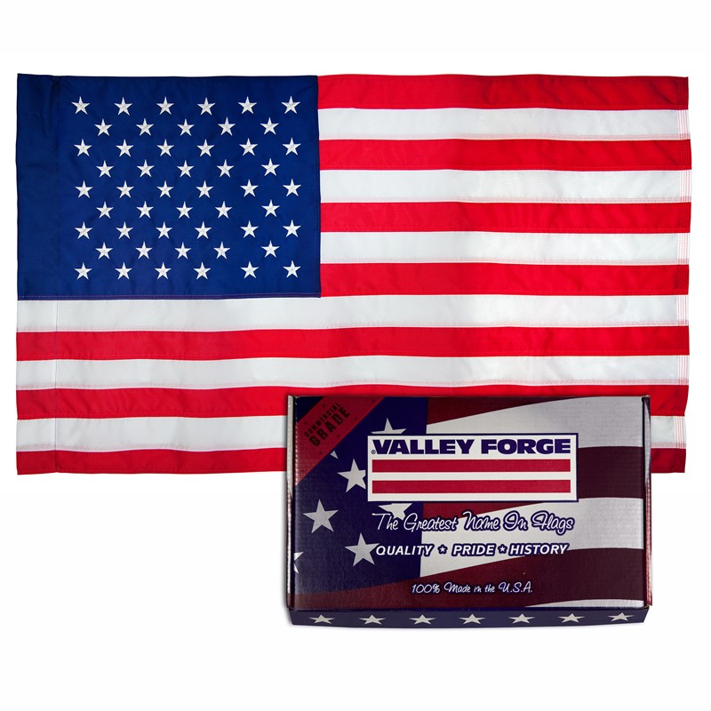 Perma-Nyl 2 1/2'x4' Nylon U.S. Flag