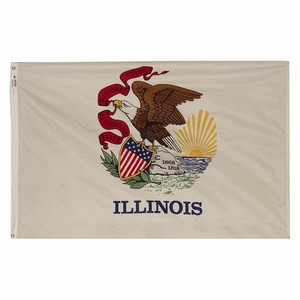 Spectramax 4'x6' Nylon Illinois Flag