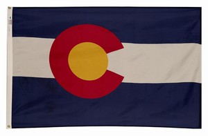 Perma-Nyl 3'x5' Colorado Flag - Retail Packaging