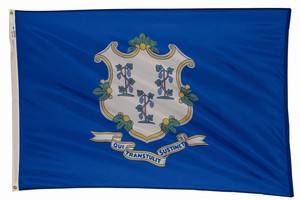 Perma-Nyl 3'x5' Connecticut Flag - Retail Packaging
