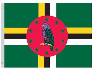 Perma-Nyl 5'x8' Nylon Dominica Flag