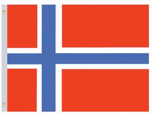 Perma-Nyl 2'x3' Nylon Norway Flag