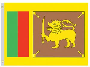 Perma-Nyl 2'x3' Nylon Sri Lanka Flag