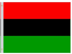 Valprin 4x6 Inch Afro American Stick Flag ( 12 pack )