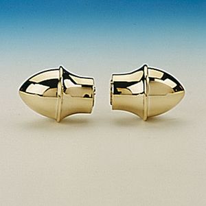 Gold Finish Acorn Ends
