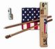Boxed U.S. Flag Kit With Mahogany Pole - Retail Packaging (minimum order 6)