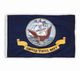 Perma-Nyl 3'x5' Nylon Navy Flag - Retail Packaging