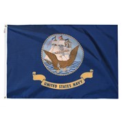 Perma-Nyl 4'x6' Nylon Navy Flag