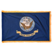 Perma-Nyl 4'x6' Nylon Indoor Navy Flag