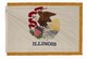Spectramax 3'x5' Nylon Indoor Illinois Flag