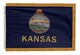 Spectramax 4'x6' Nylon Indoor Kansas Flag