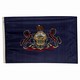 Spectramax 4'x6' Nylon Pennsylvania Flag