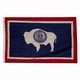 Spectramax 4'x6' Nylon Wyoming Flag
