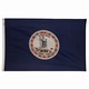Perma-Nyl 3'x5' Virginia Flag - Retail Packaging