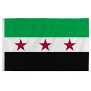 Perma-Nyl 3'x5' Nylon Syria Flag