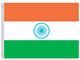 Valprin 4x6 Inch India Stick Flag (minimum order 12)