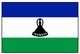 Valprin 4x6 Inch Lesotho Stick Flag (minimum order 12)