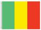 Valprin 4x6 Inch Mali Stick Flag (minimum order 12)