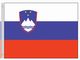 Valprin 4x6 Inch Slovenia Stick Flag (minimum order 12)