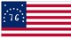 Perma-Nyl 3'x5' Nylon Bennington Flag