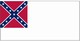 Valprin 4x6 Inch 2nd National Stick Flag (minimum order 12)