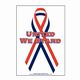 2 1/4'x 3 1/4' Polyester United We Stand Flag