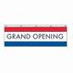 3'x10' Nylon GRAND OPENING Flag