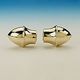 Gold Finish Acorn Ends