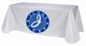 6' Wide Printed Nylon Custom 4-Sided Table Cover