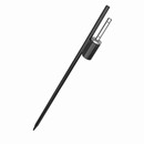 Black Rotating Ground Spike