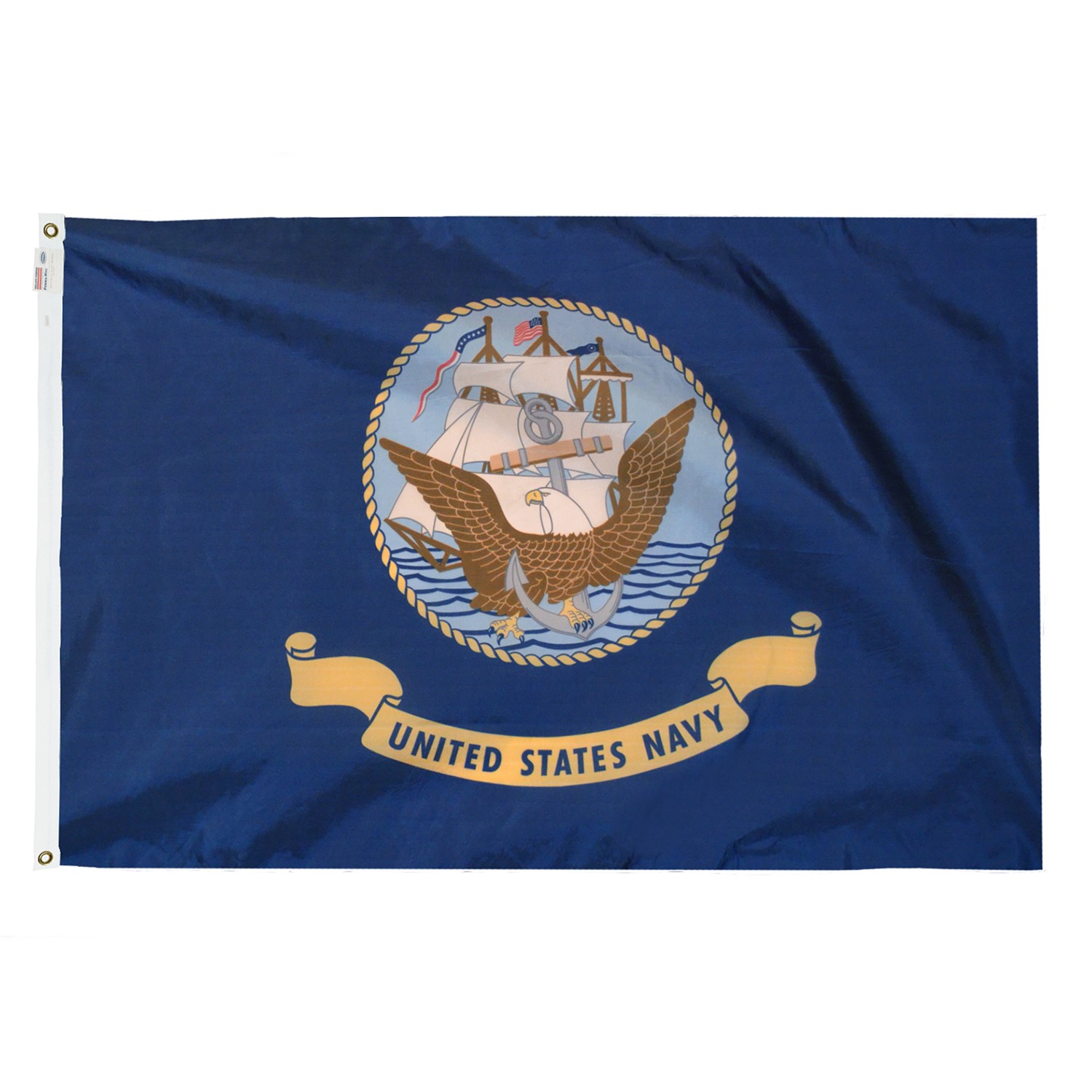 Perma-Nyl Perma-Nyl 4'x6' Nylon Navy Flag 46236910
