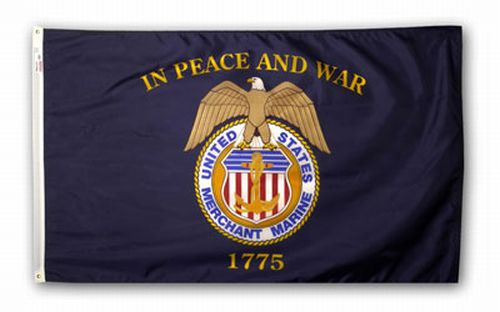 Perma-Nyl Perma-Nyl 3'x5' Nylon Merchant Marine Flag 35236970
