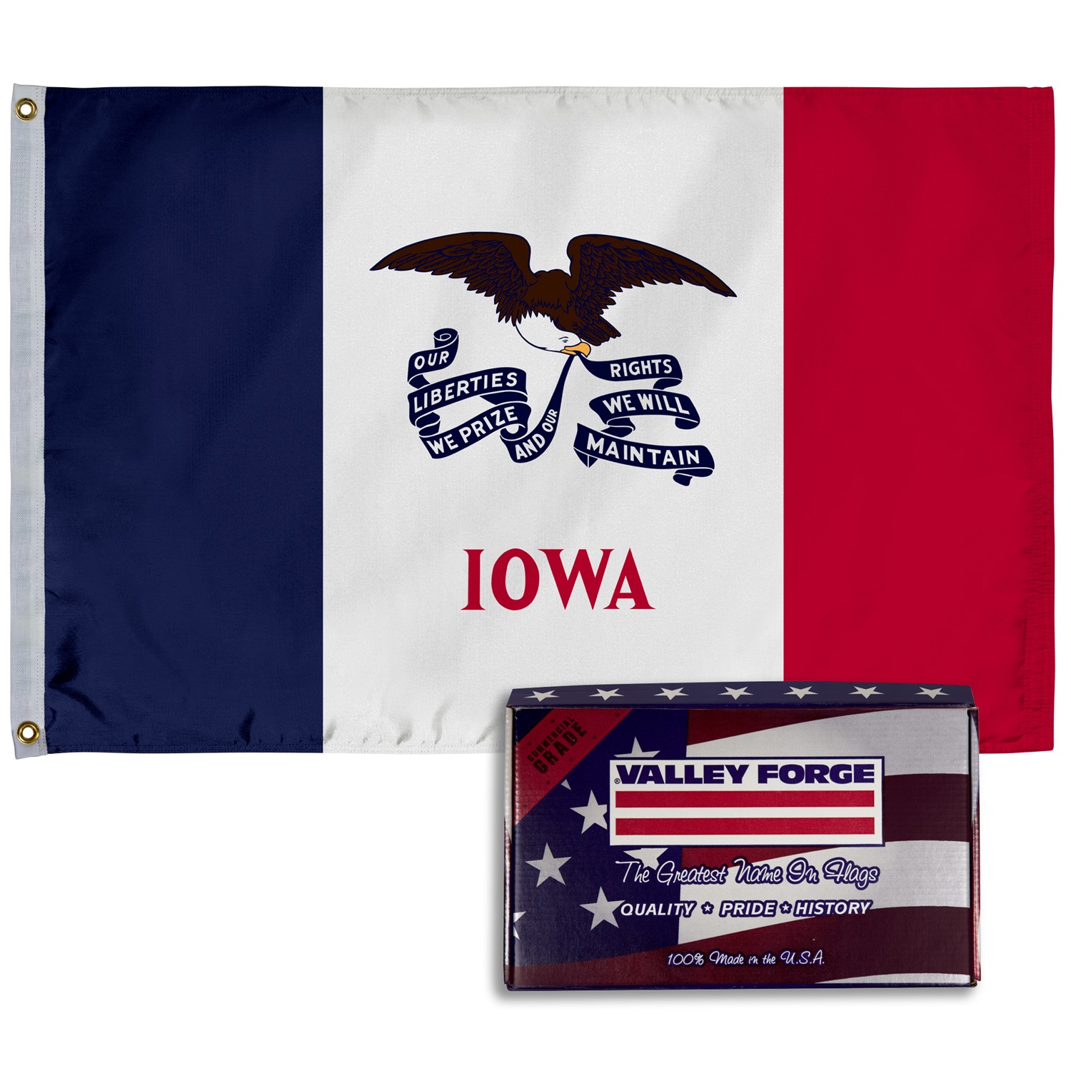 Spectramax Spectramax 2'x3' Nylon Iowa Flag 23232150