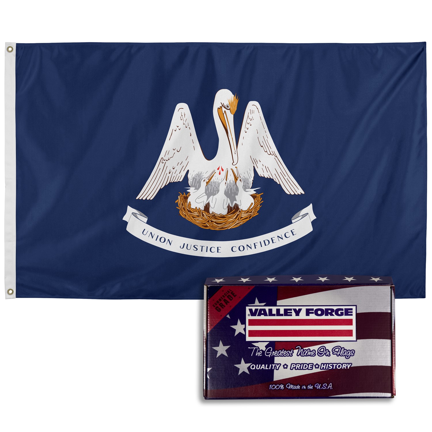 Spectramax Spectramax 3'x5' Nylon Louisiana Flag 35232180