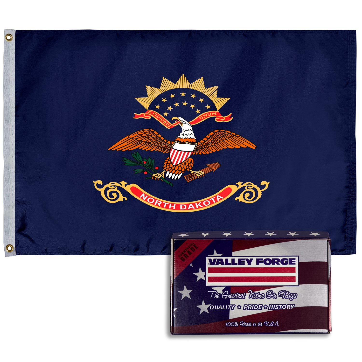 【希少】未使用mountain researchFirst model FLAG Spectramax 2'x3' Nylon North Dakota Flag
