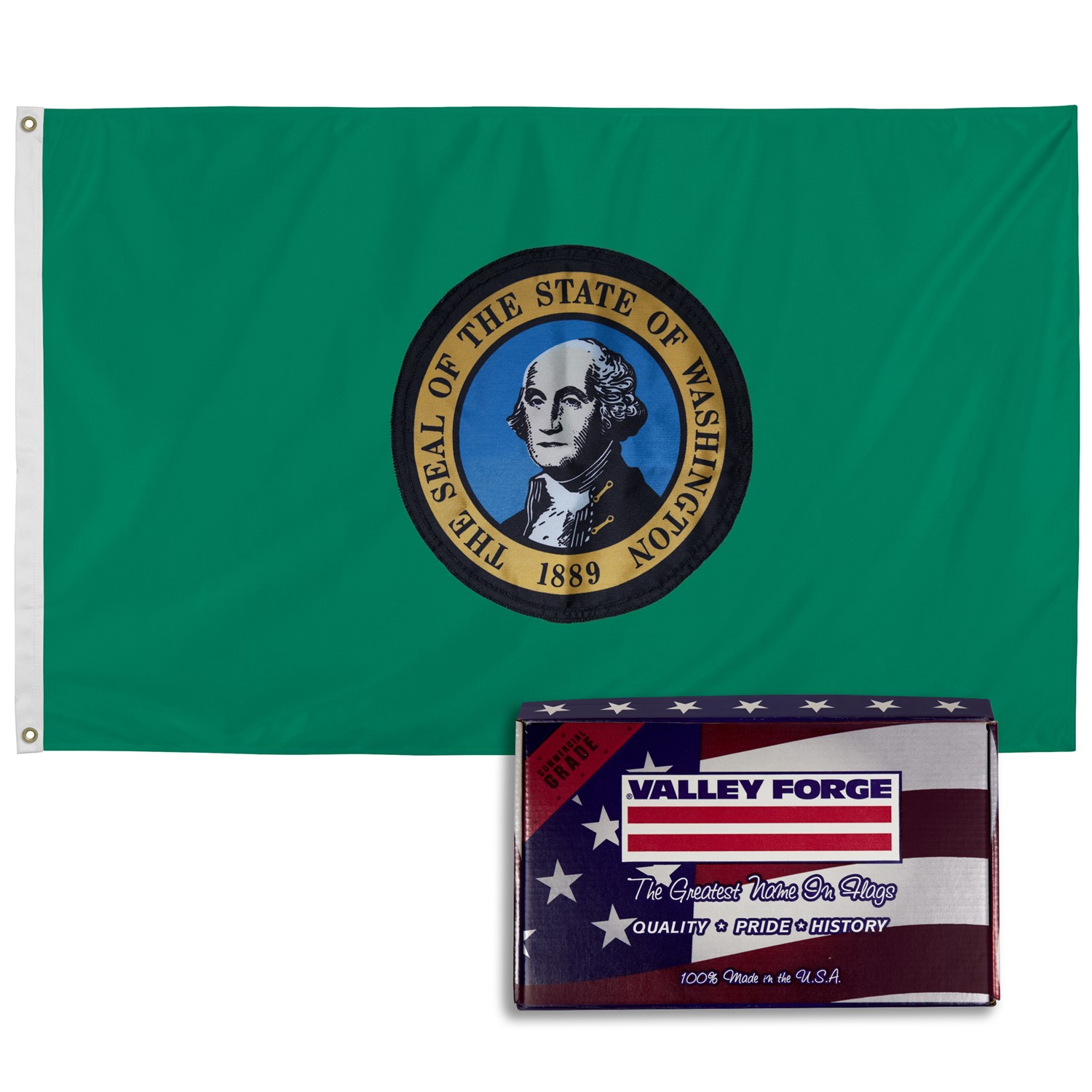 Spectramax Spectramax 3'x5' Nylon Washington Flag 35232470