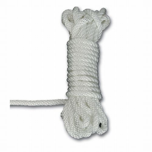 Valprin 3/8 Inch White Nylon Braided Halyard Rope 00002385