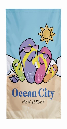 23x48 Inch Printed Nylon Double Sided Custom Avenue/Street Banner SA2348DN