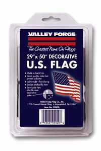 2 1/2'x4' Polycotton U.S. Flag - Retail Packaging (minimum order 6) 99000-1