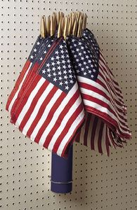 Economy Economy 12x18 Inch U.S. Stick Flag Display USE12D