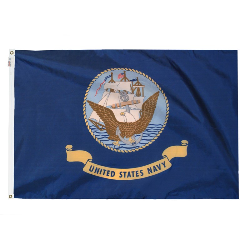 Perma-Nyl Perma-Nyl 4'x6' Nylon Navy Flag 46236910