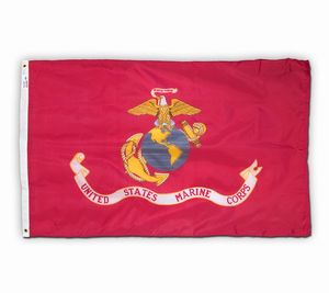 Perma-Nyl 4'x6' Nylon Marine Corps Flag