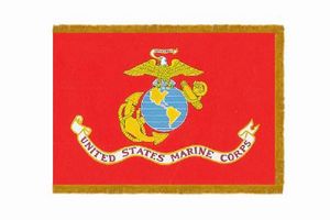 Perma-Nyl Perma-Nyl 3'x5' Nylon Indoor Marine Corps Flag 35246930