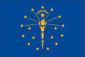Spectrapro 4'x6' Polyester Indiana Flag