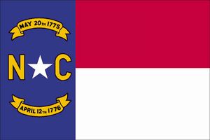 Spectrapro 3'x5' Polyester North Carolina Flag