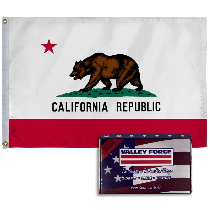 Spectramax 2'x3' Nylon California Flag