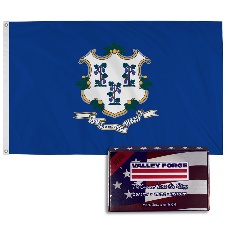 Spectramax 3'x5' Nylon Connecticut Flag