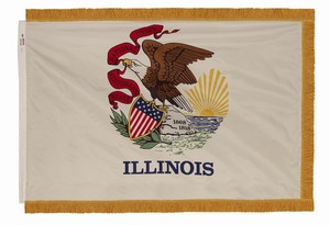 Spectramax 3'x5' Nylon Indoor Illinois Flag