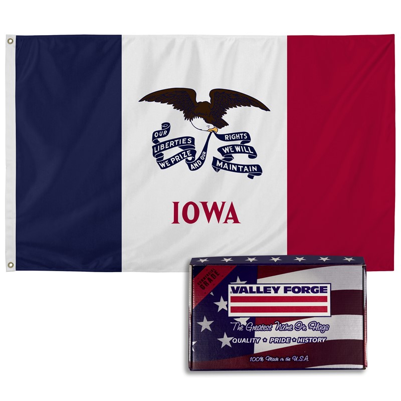 Spectramax 3'x5' Nylon Iowa Flag