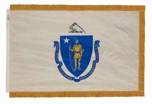 Spectramax 3'x5' Nylon Indoor Massachusetts Flag